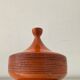 Vase soliflore vintage en terre cuite émaillée