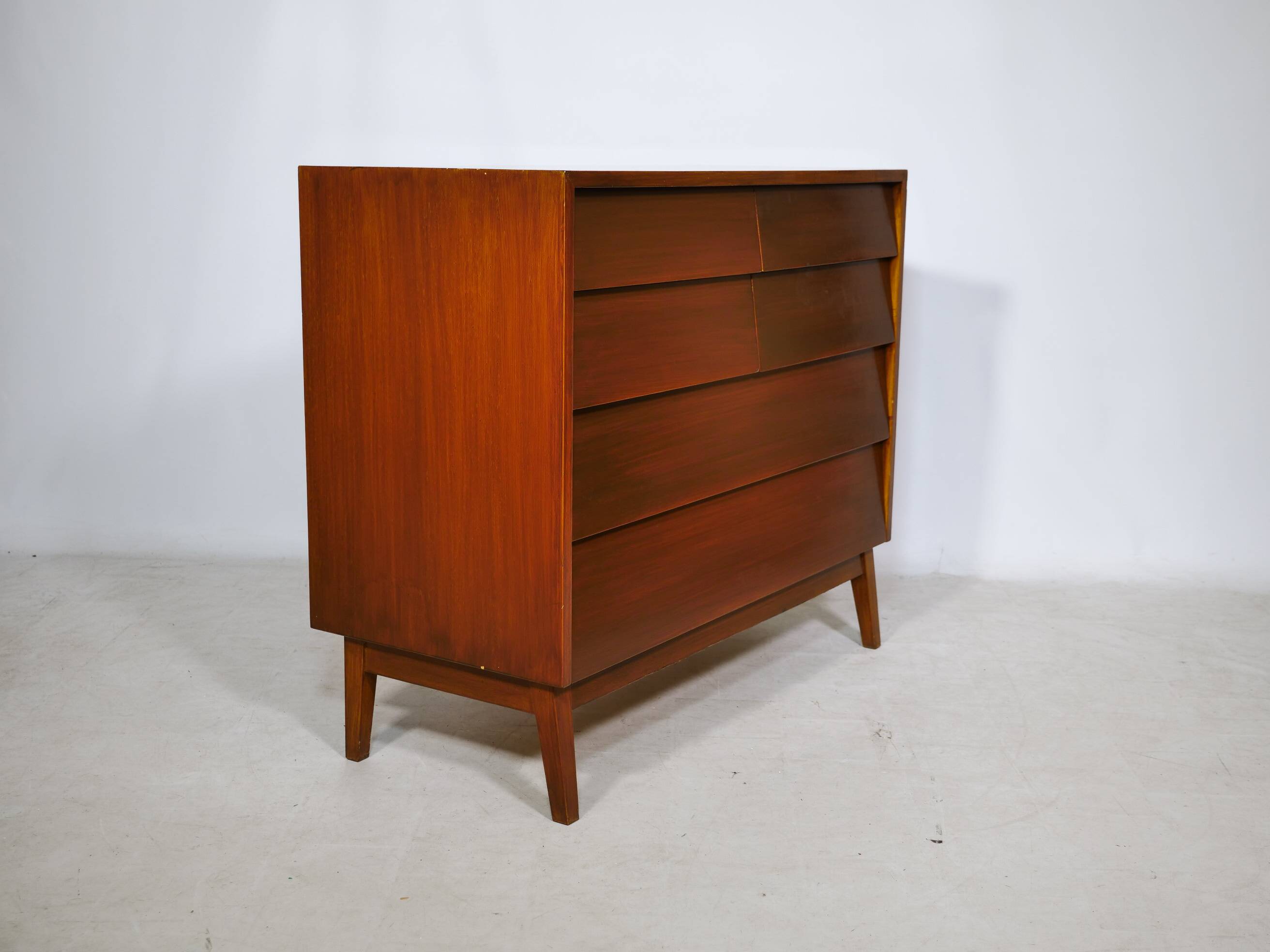 Mid Century Chest of Drawers in Teak, 1960s