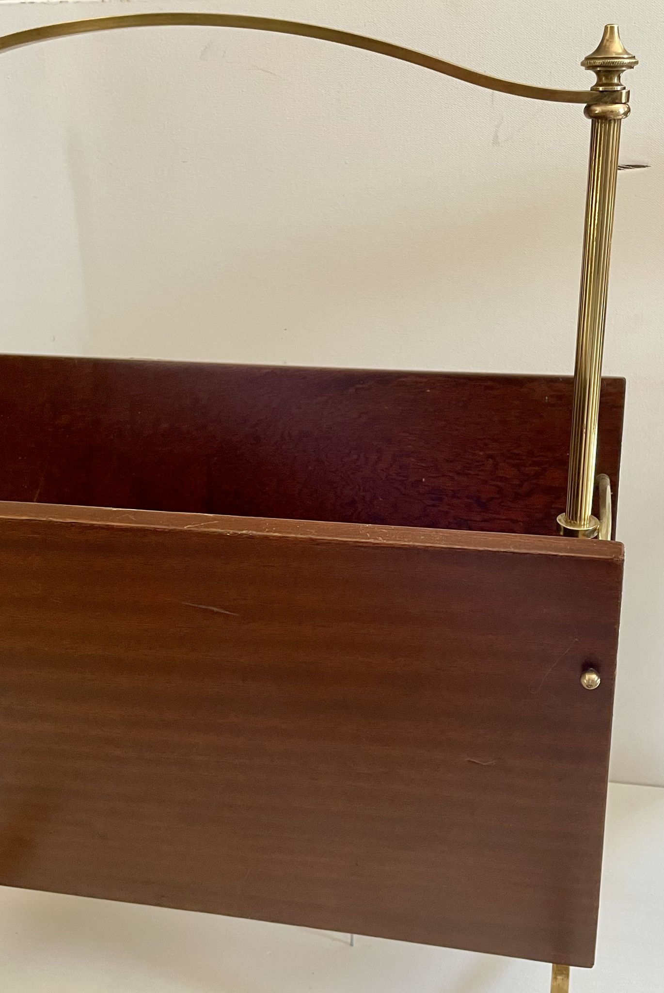 Magazine racks with claw feet by Maison Jansen