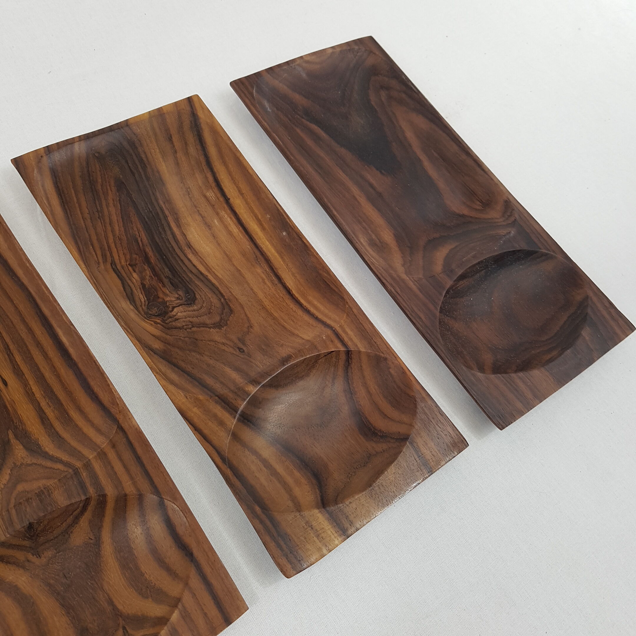 4 ramekins teak scandinavian style