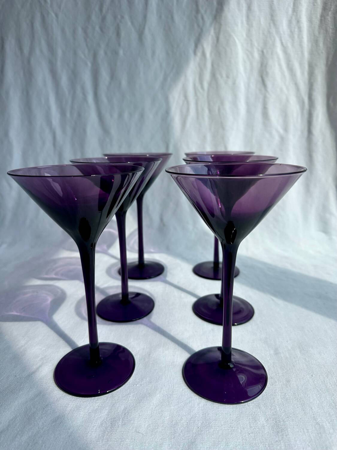 Martini glasses