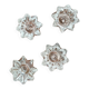 4 bougeoirs en verre