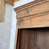 Ancienne armoire bois massif aérogommé