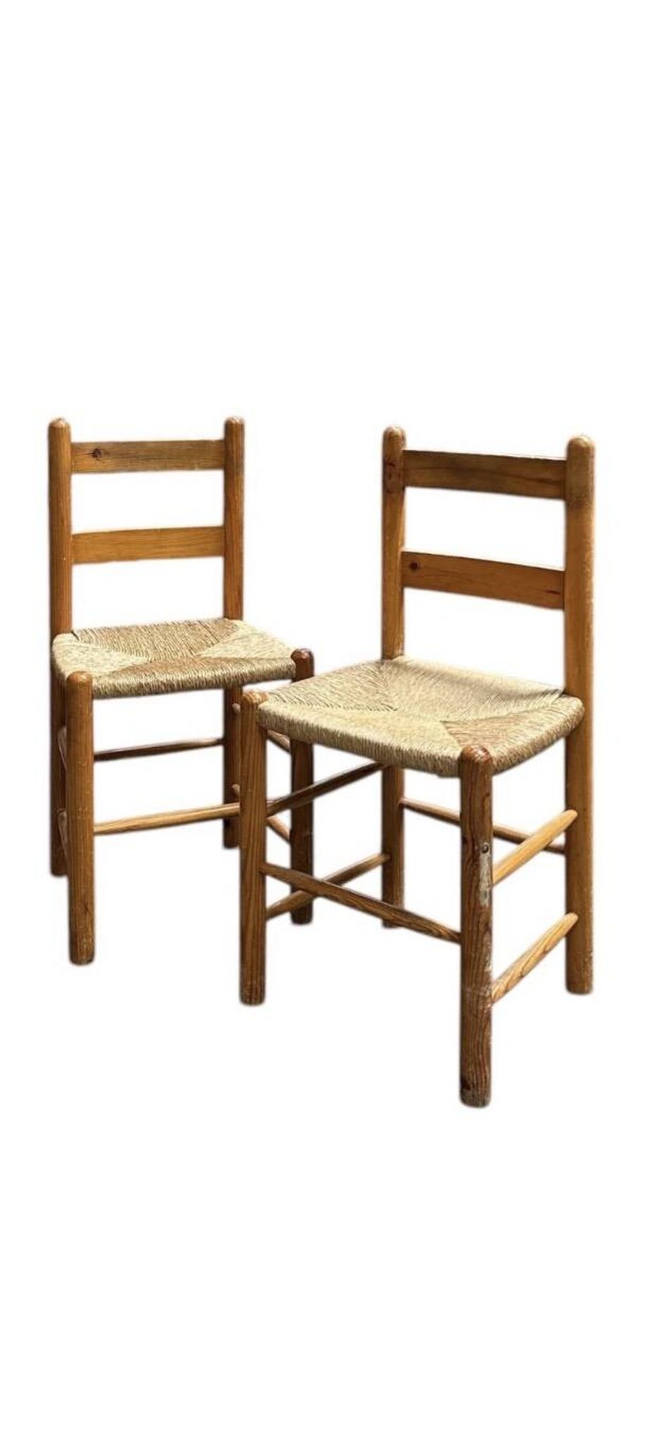 Straw chairs