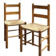 Straw chairs
