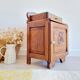Chevet petit meuble caisson art déco bois