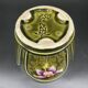 Slip planter, pair, art nouveau, de bruyn earthenware, signed, numbered, fives, lille