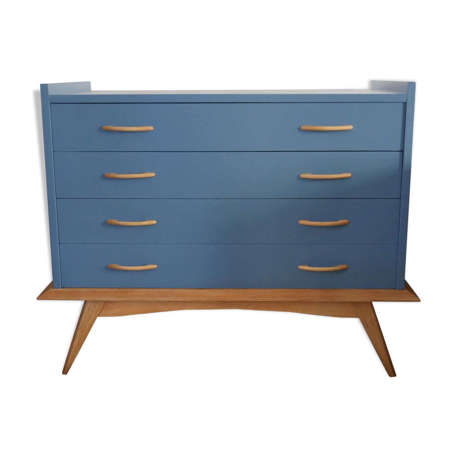 Dresser compass feet, deep blue