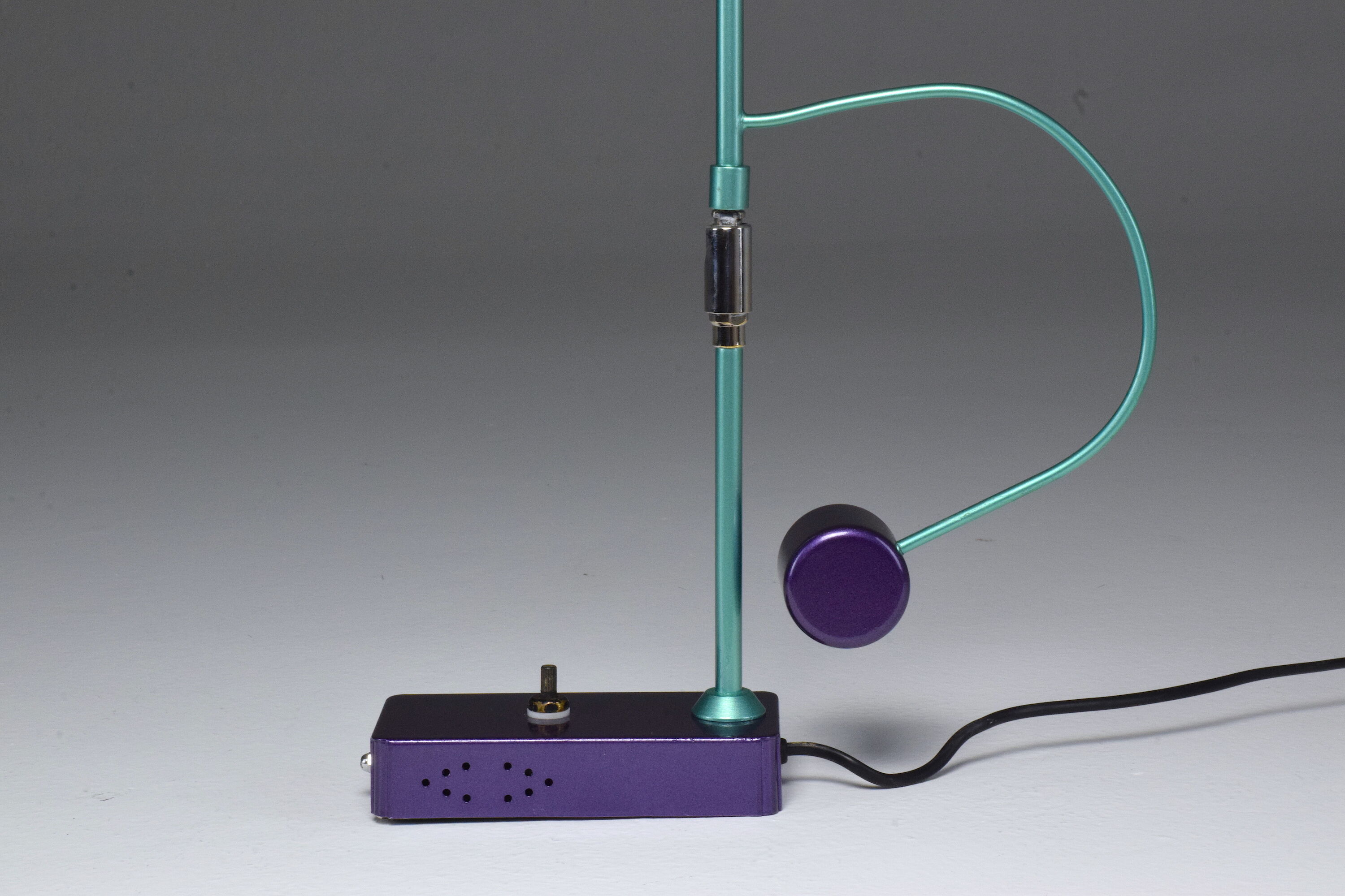 Vintage blue and turquoise lamp