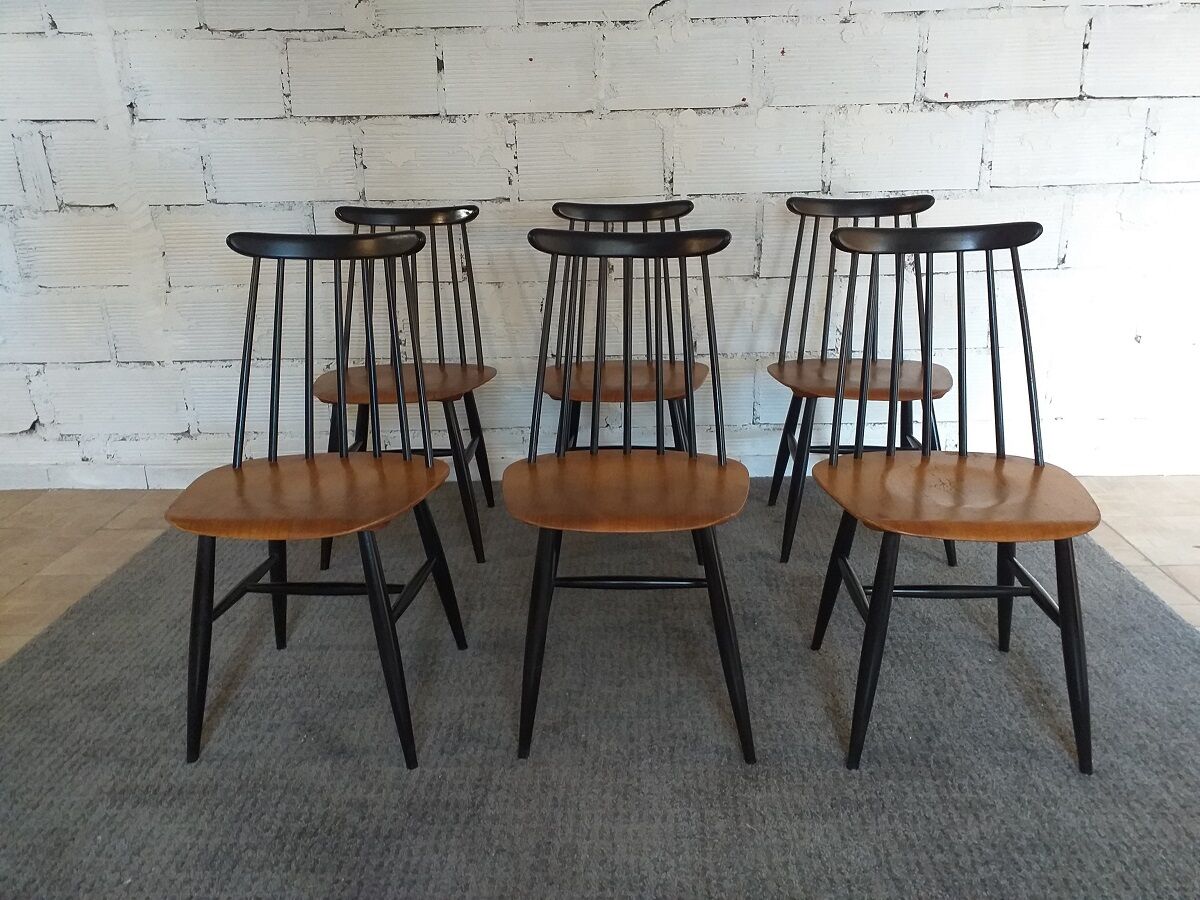 Lot of chairs Fanett Tapiovaara 60