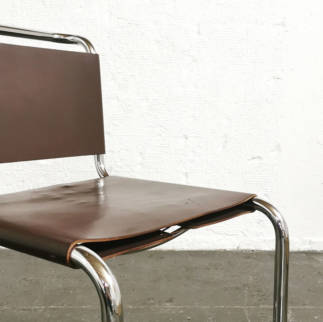 Chaise B33 de Marcel Breuer, édition Gavina, 1970