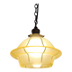 Lampe à main art déco en glaçure d’uranium; symmetrisch gelijnd, Belgique