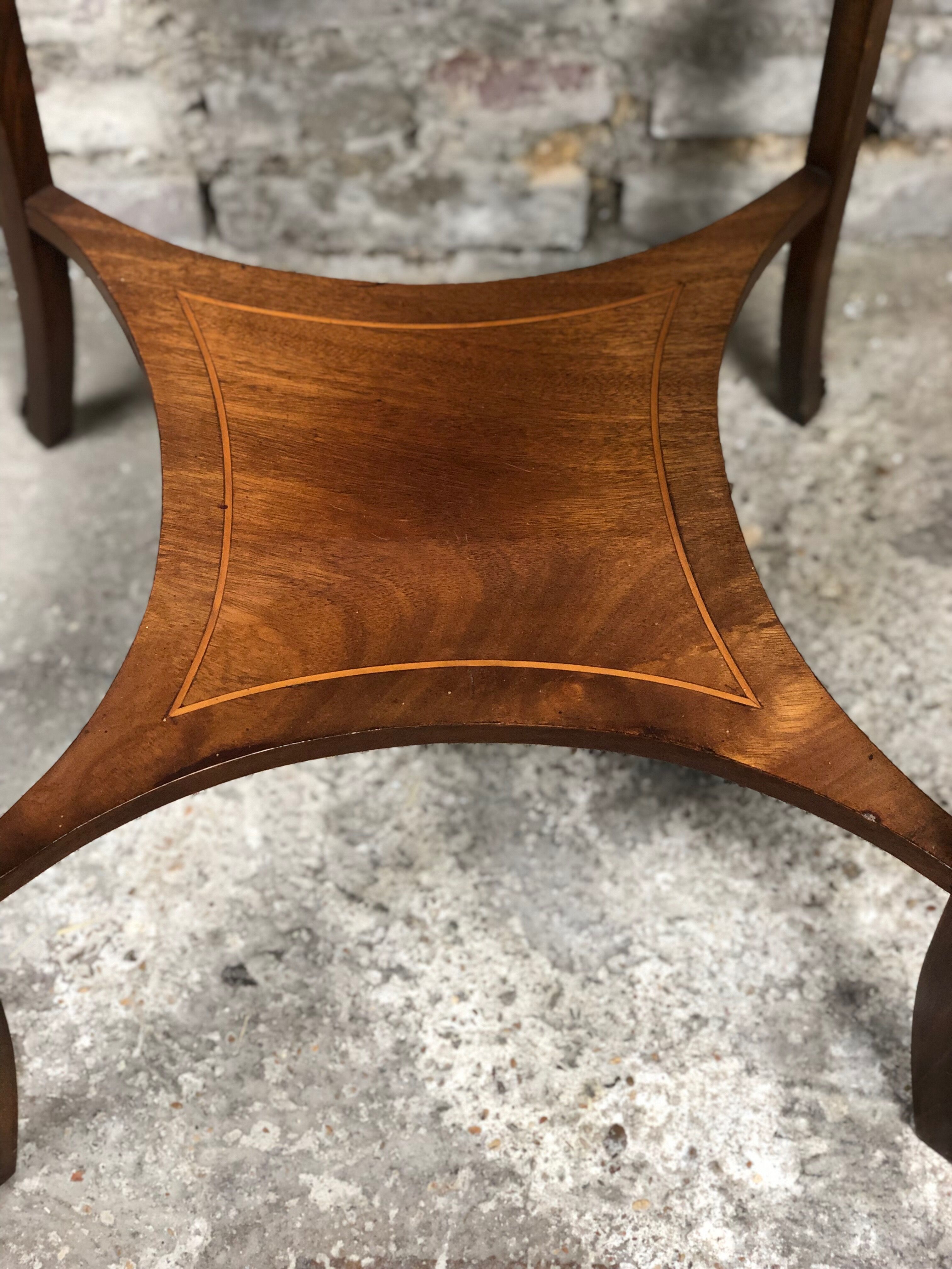 Louis XVI style side table in rosewood veneer decorated bronze