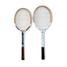 2 old vintage tennis rackets Marco and Montana