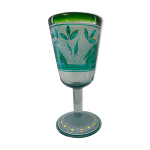 Verre cristal à décors