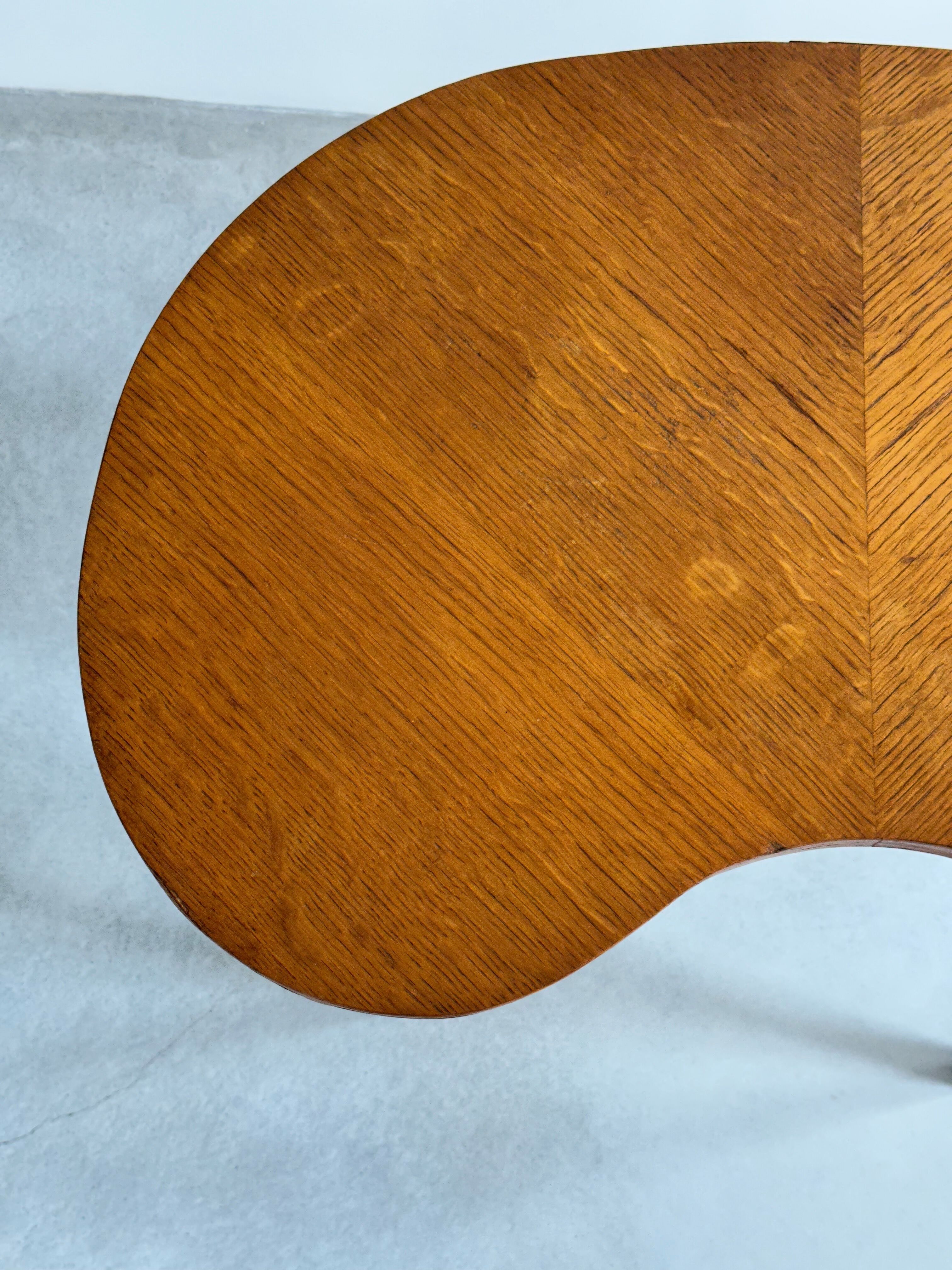 Vintage wooden side table or end table from the 60s
