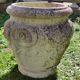 Pair of Medici pot caches in reconstituted stone