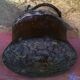 Old copper cauldron