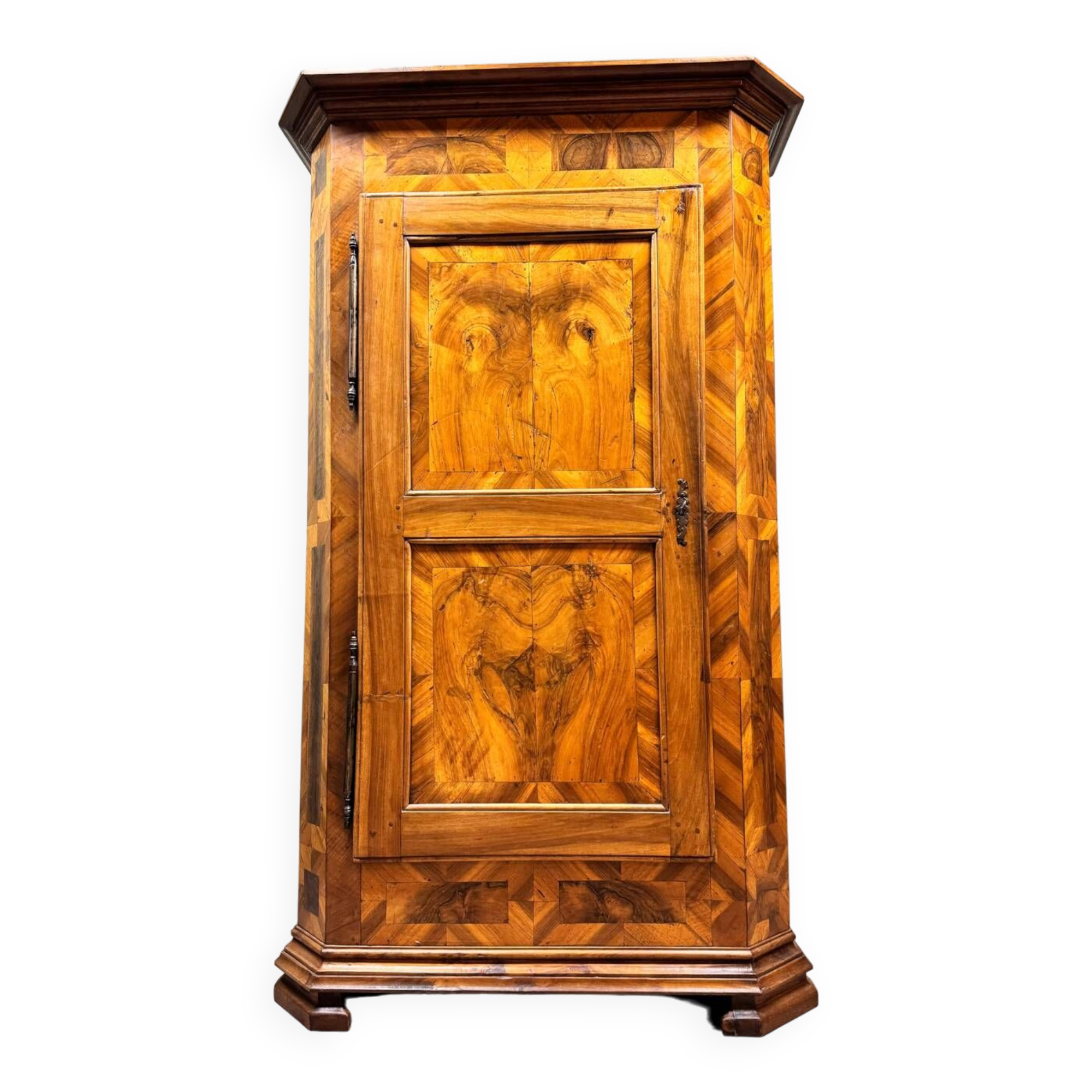 Bonnetière In Marquetry Louis XIV XVII Eme Century