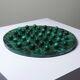 Vintage solitaire game in malachite, African work, 1960s-1970s.