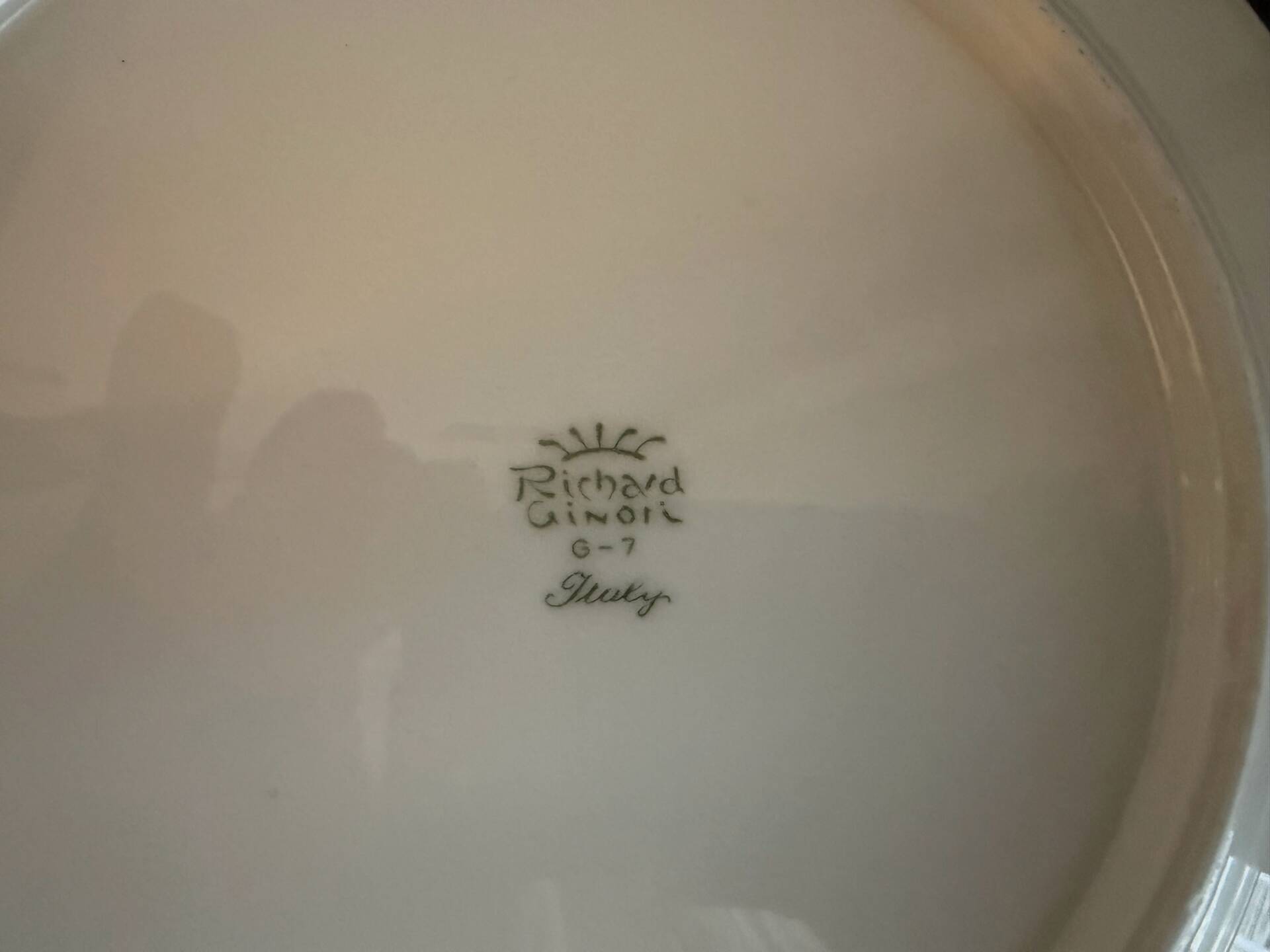 Plate Richard Ginori Italy