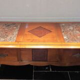 Cherry lounge table with secret cache