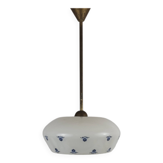 Suspension en verre opalin