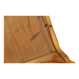 Baumann n°12 black skai chair, light beech