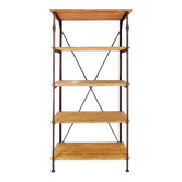 Étagère en bois et métal