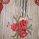 Tapis Hooked Antique Américain, Années 1920, Élégance Florale