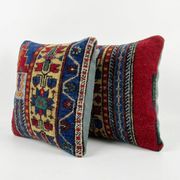 Set of 2 vintage Turkish cushion covers 41x41 cm