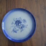 Assiette alsacienne bleue