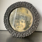 Metal cast iron picture frame