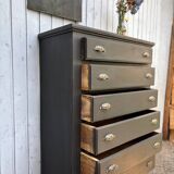 Antique tall chest of drawers