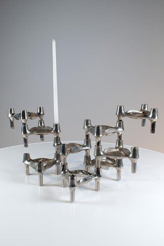 Candleholders from BMF, Set of 9