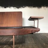 Sofa Walnut copper Wentworth Toothill years 50/60