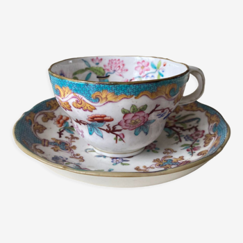 Tasse à thé et soucoupe - Minton & Hollins - English Porcelain - N° 3908