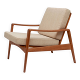 1960s armchair in oak, Arne Wahl Iversen für Komfort