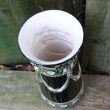 Art Nouveau vase in slip De Bruyn Fives Lille