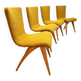 Vintage Dutch design dining chairs 'C.J. van Os' Culemborg