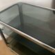 Vintage chrome and smoked glass serving trolley