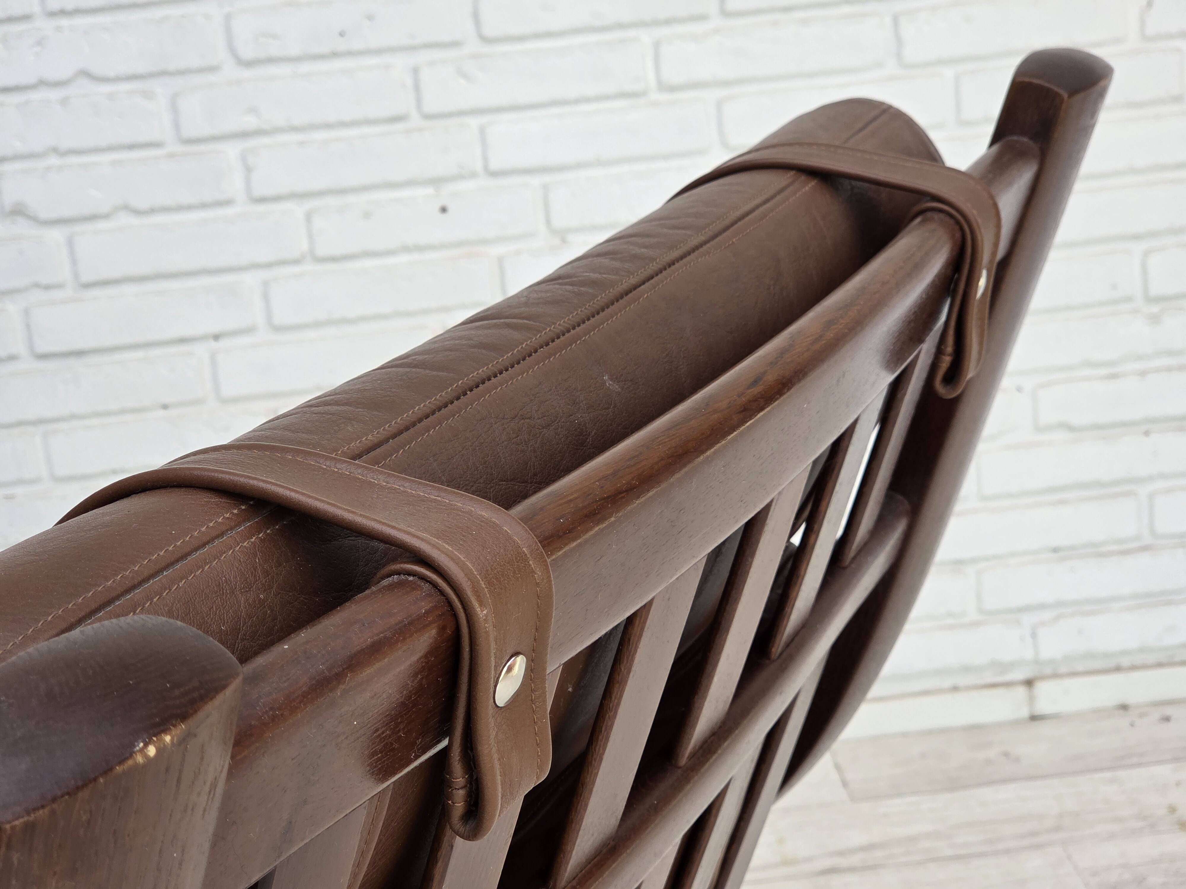 1970s, Danish design by H.J.Wegner, highback armchair, model GE530.