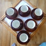 Coffee service with milk jug Villeroy & Boch model bistro 1960s