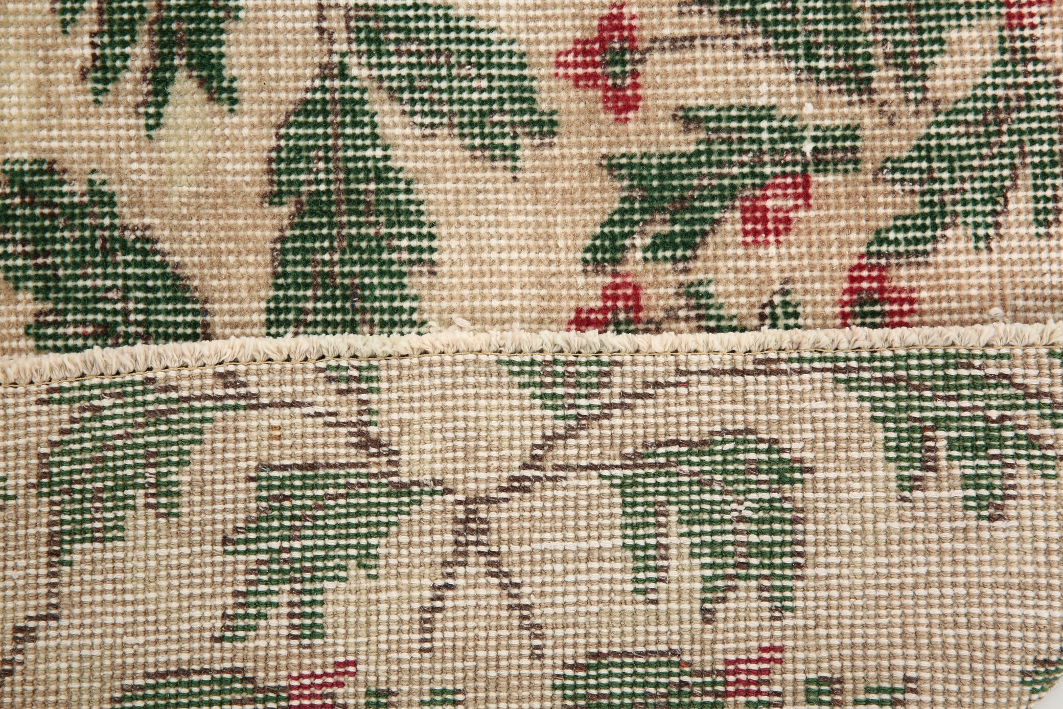 2x9 Vintage Floral Runner Rug, 77x271Cm