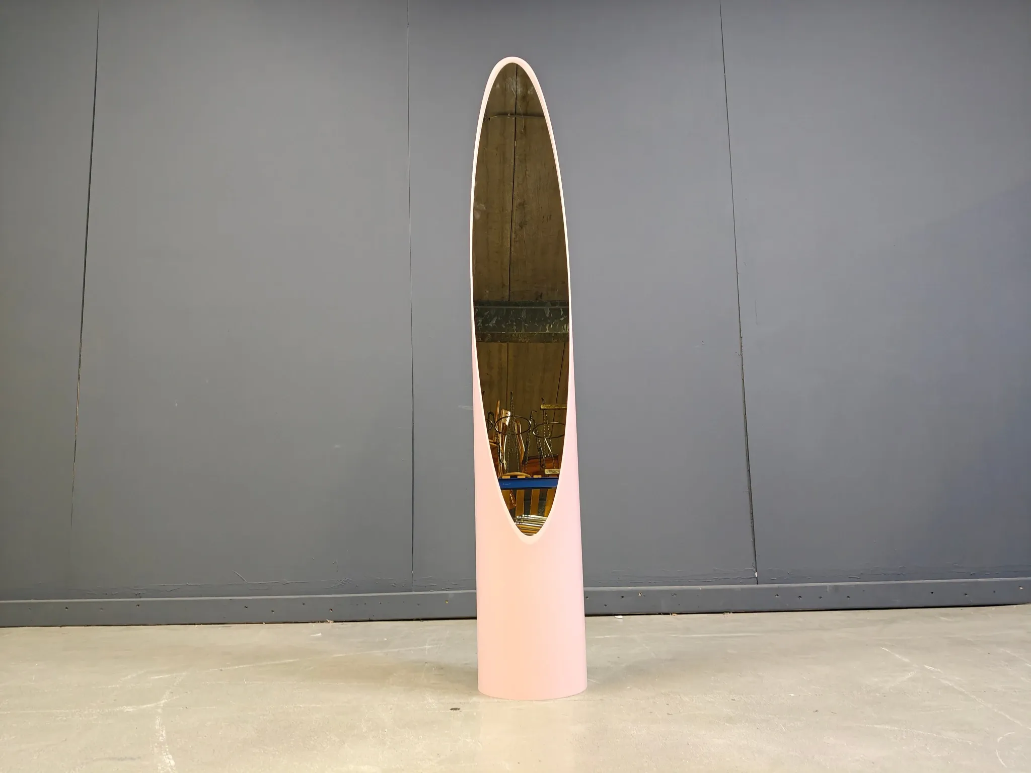 Unghia mirror by Rodolfo Bonetto, Italy 1970s