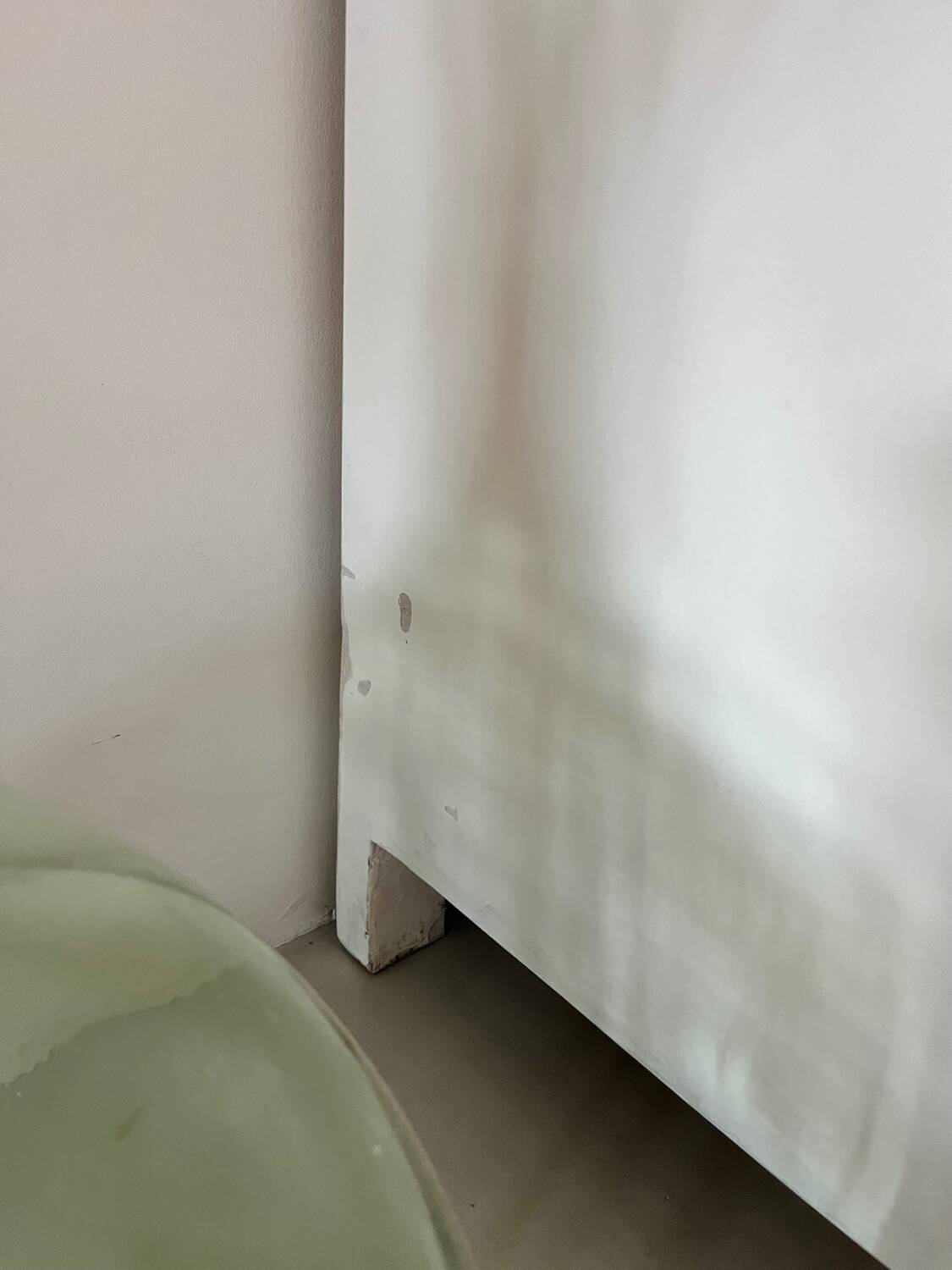 Large antique school wardrobe/bookshelf in solid pine – 1950