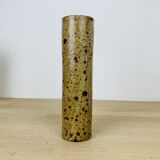 Vintage stoneware roll vase