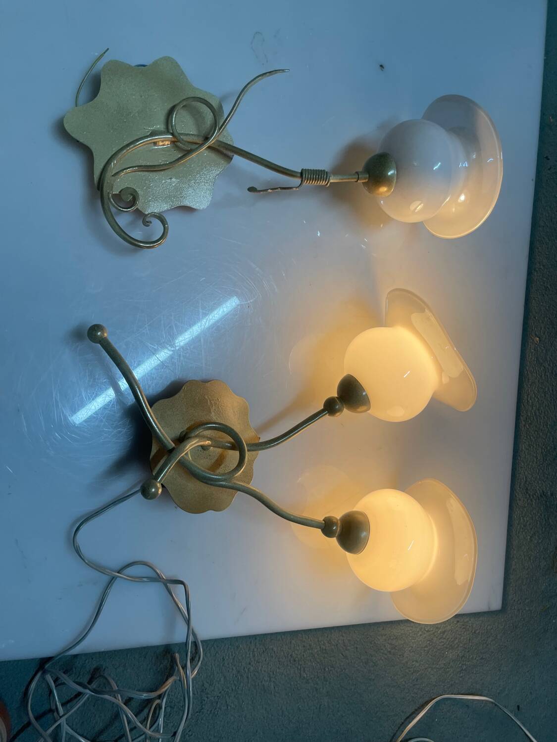 Murano Glass Sconces Set of 2 by Zonca 