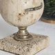 Spherical table lighter in genuine travertine – Italy, circa 1970