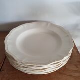 7 deep plates from Sarreguemines